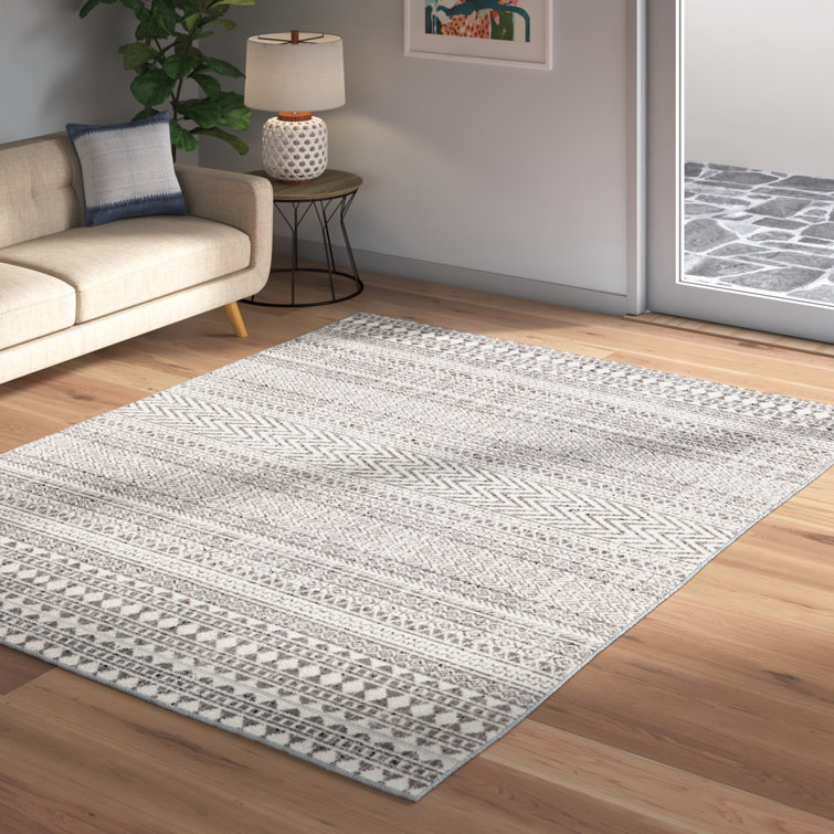 Langley Street Amira Southwestern Area Rug in Grey & Reviews Wayfair